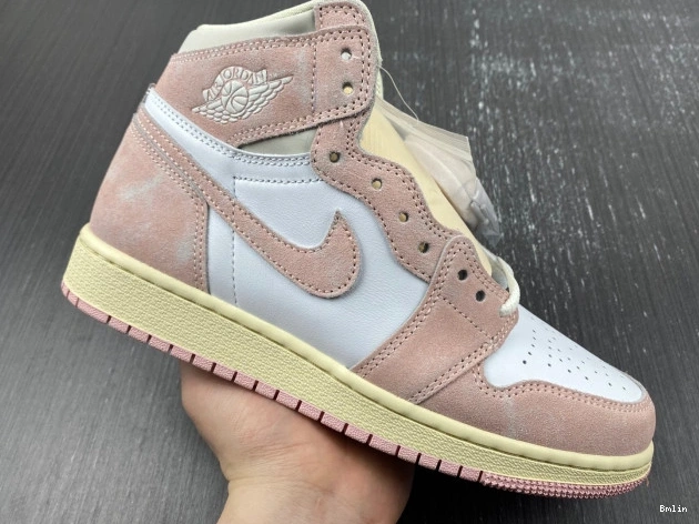 Bmlin Shoes Pink OG Jordan Air Retro (Women's) High 1 Washed FD2596-600 0811